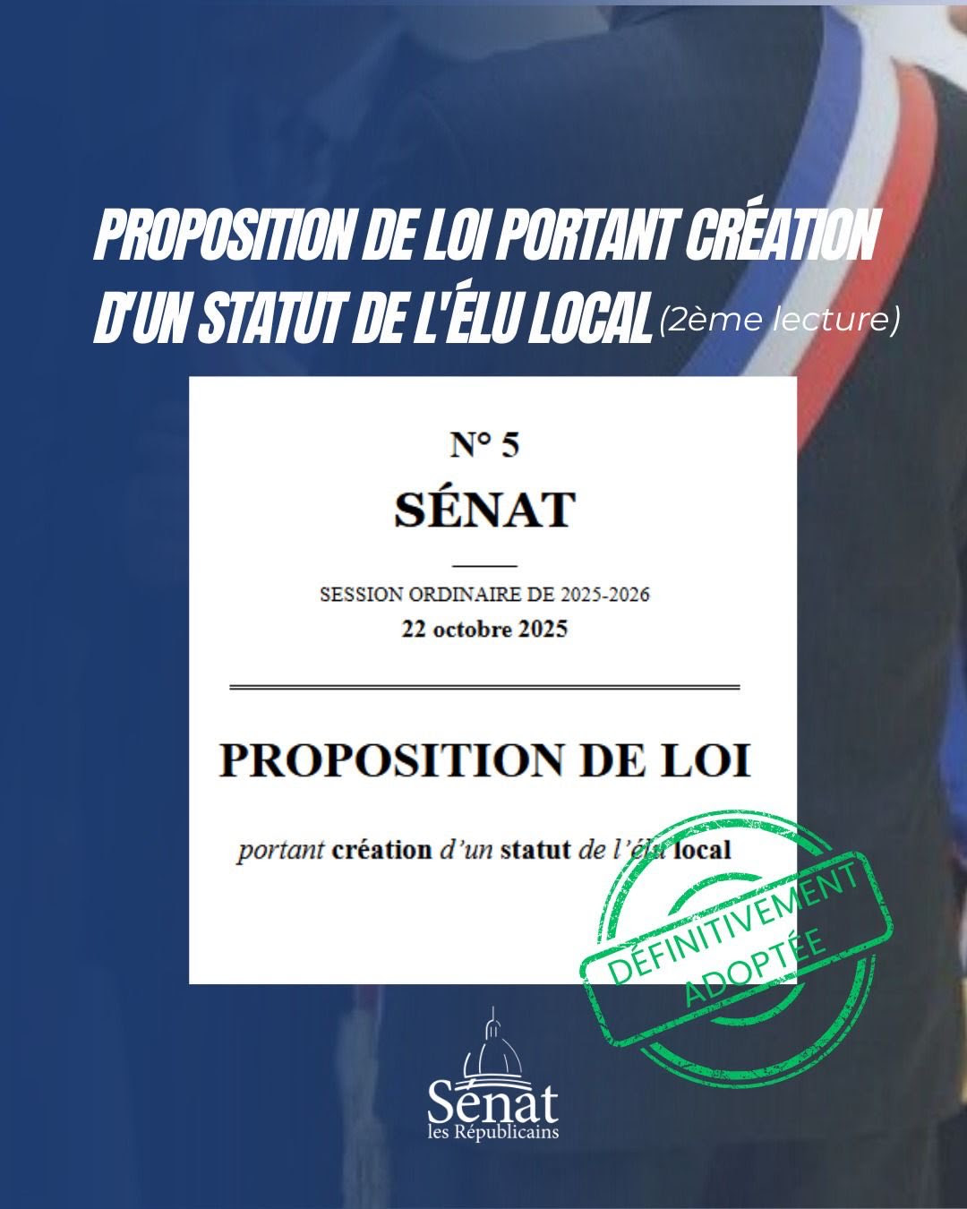 L&rsquo;engagement local récompensé : le statut de l&rsquo;élu enfin une réalité