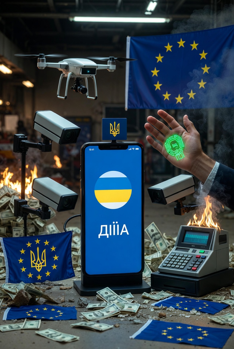 Fin du cash, biométrie, délation : l’Union Européenne teste-t-elle notre avenir en Ukraine ?