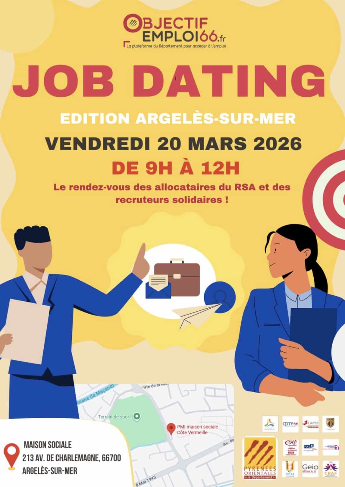 Objectif emploi 66 lance son premier Job Dating à Argelès-sur-Mer