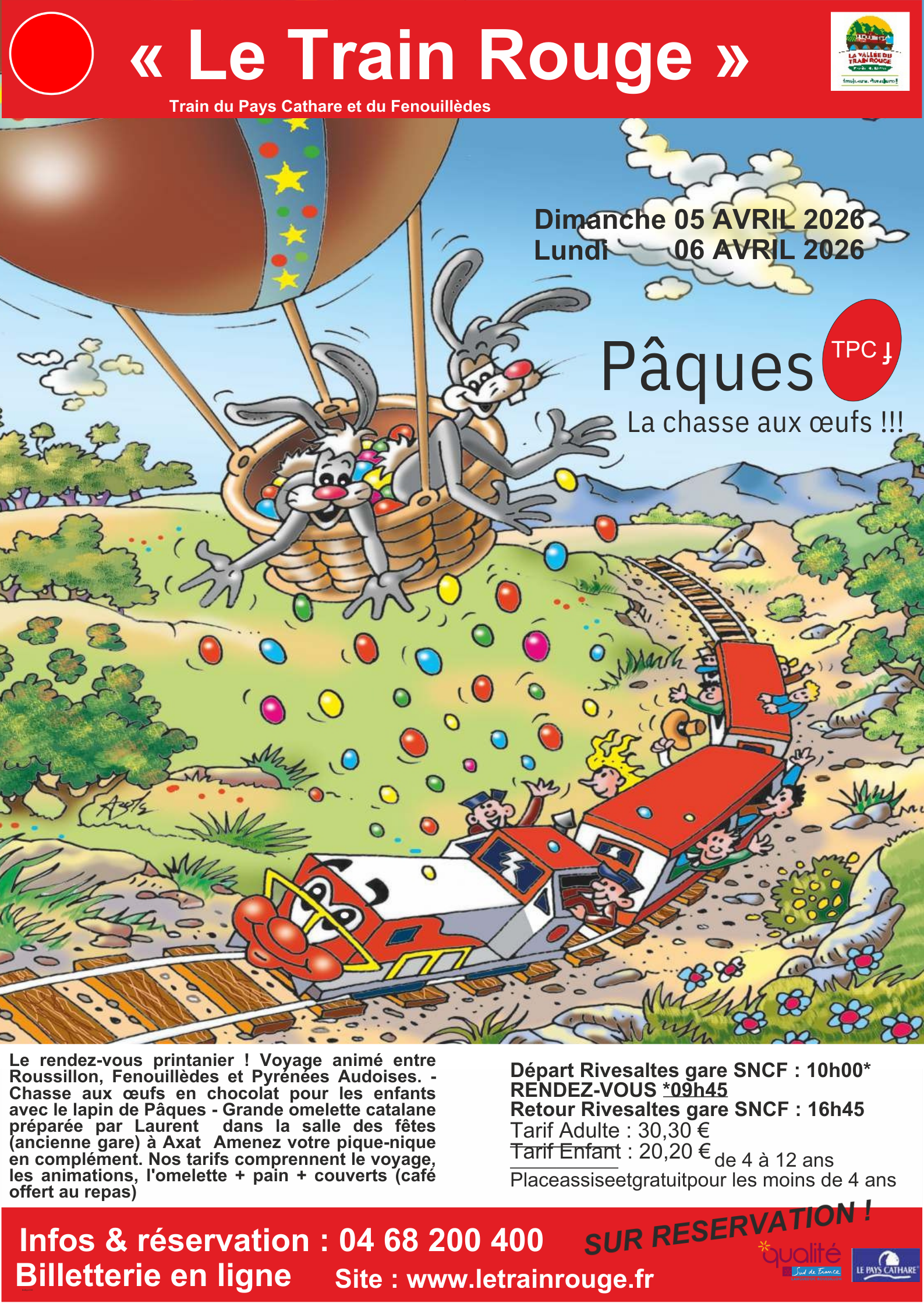 Le Train Rouge sue les rails pour sa saison 2026