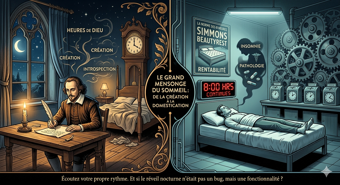 Le grand mensonge du sommeil qui a domestiqué nos nuits