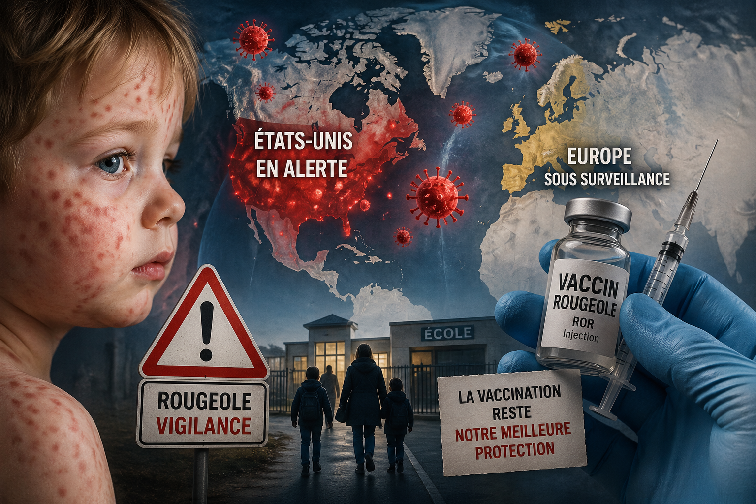 Rougeole : l’alerte venue des États-Unis inquiète jusqu’en Europe