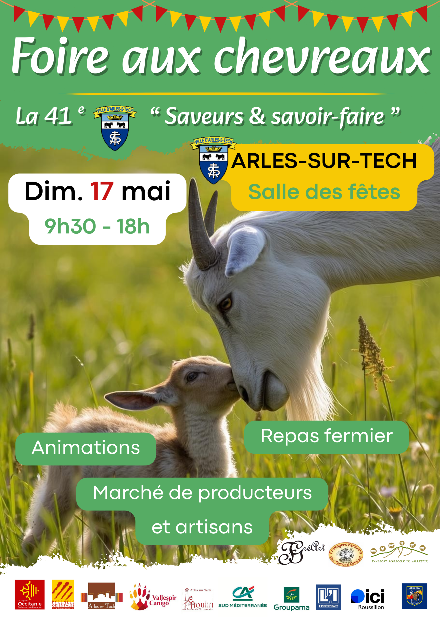 La 41ème foire aux Chevreaux à Arles-sur-Tech s’impose comme l’événement incontournable du Vallespir
