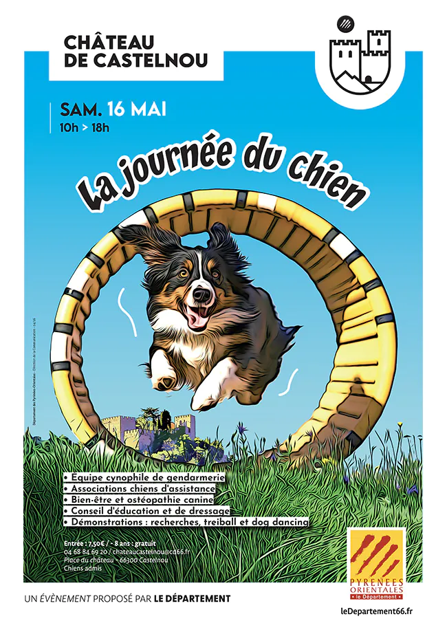 Le Château de Castelnou ouvre ses portes à la Journée du Chien