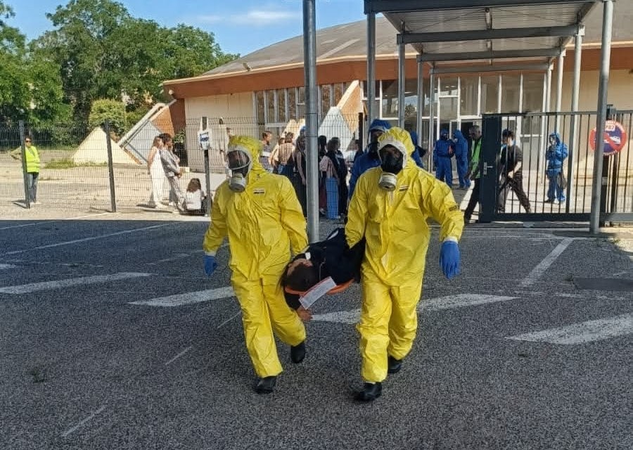 Perpignan teste sa riposte face au risque chimique