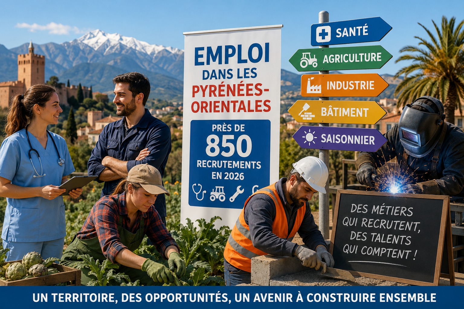 Emploi : les Pyrénées-Orientales cherchent des bras avant l’été
