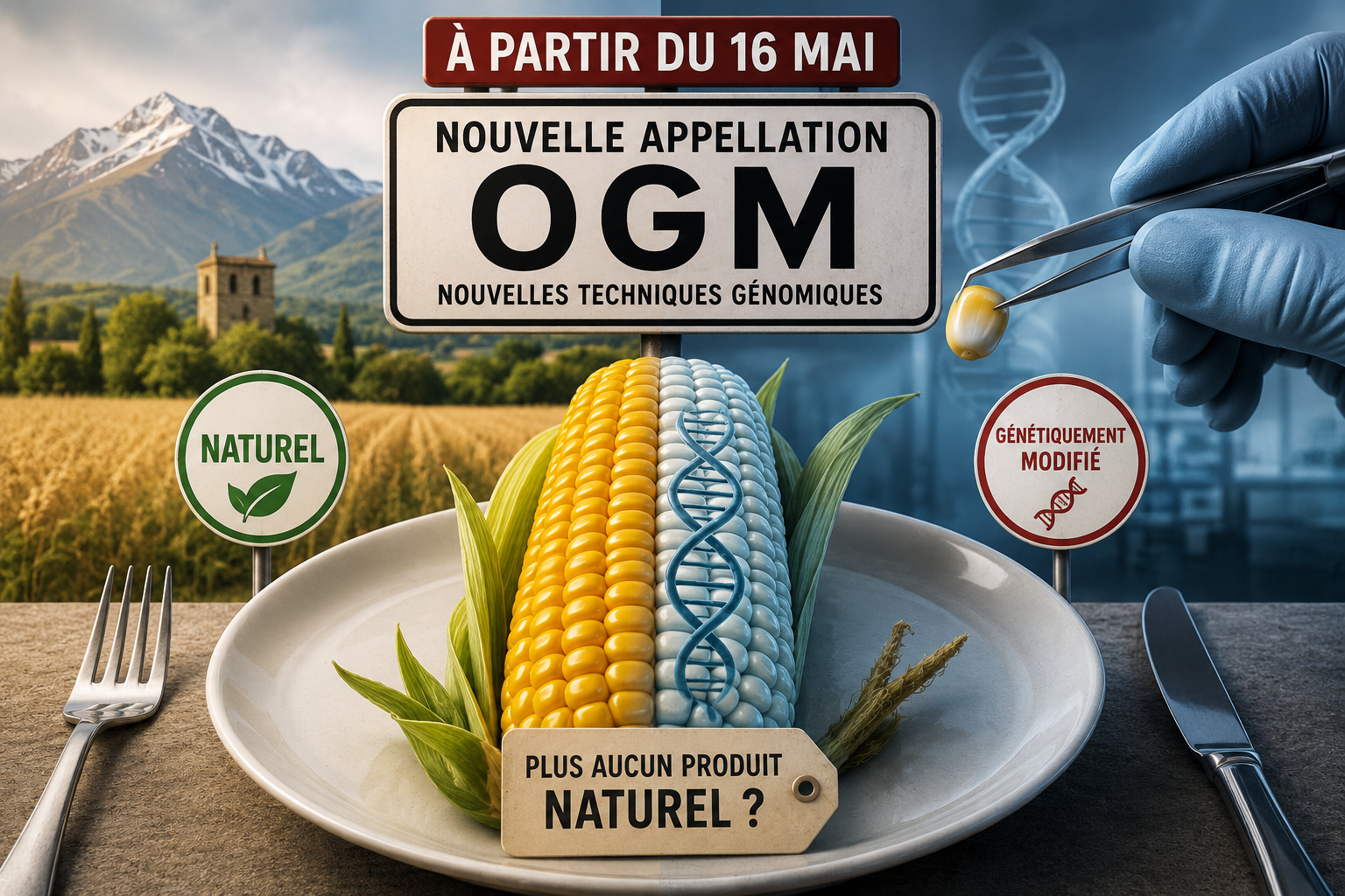 Nouveaux OGM : ce qui change à partir du 16 mai et pourquoi le débat explose en France