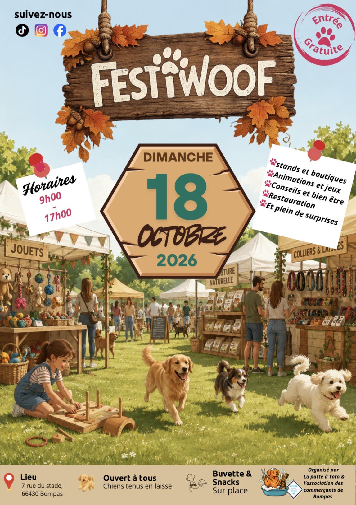 FestiWoof à Bompas : une journée 100 % canine et solidaire